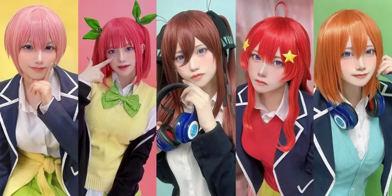 Akari Akase Bikin Heboh Warganet Gara-gara Cosplay Karakter Go-Toubun no Hanayome!